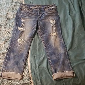 Womens American Eagle Tomgirl Jean's size 18
